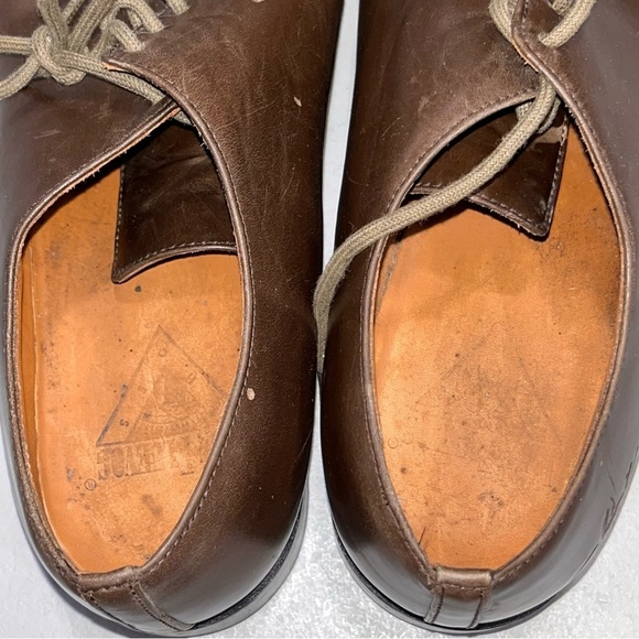 Men’s John Fluevog Brown Leather Derby Dress Shoes main image 4